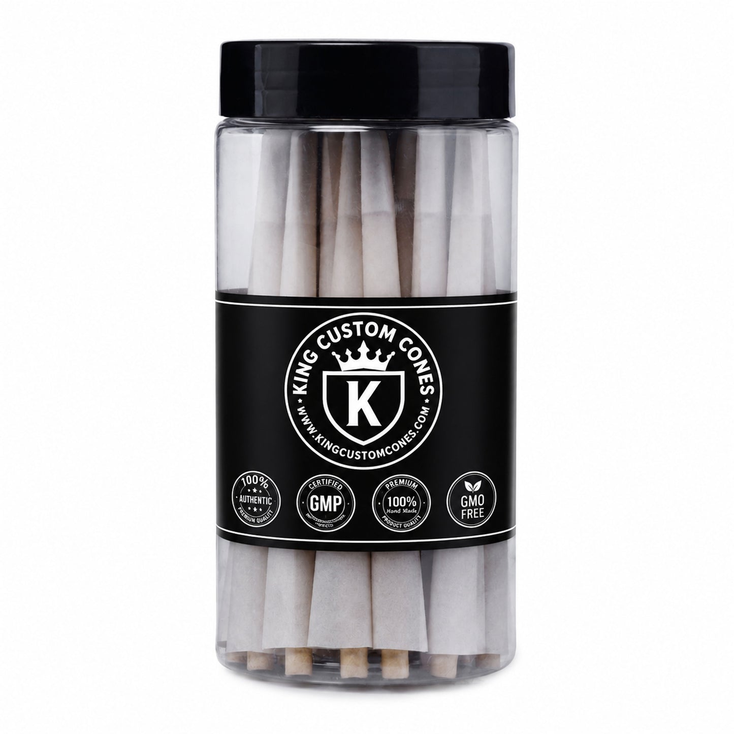 70mm Dogwalker 100% Organic Hemp Paper MW Filter Cones Jars