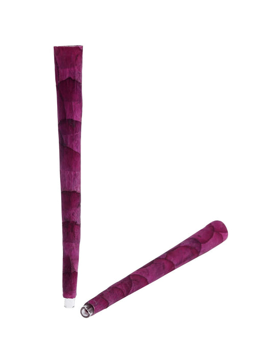 HAND ROLLED GLASS TIPS CONE - RED ROSE PETALS - BOX OF 150 CONES