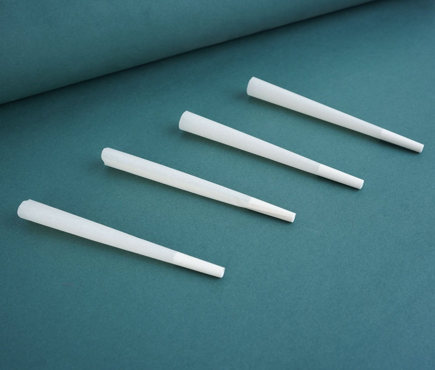 120mm Little FatBoy French White Paper MW Filter Cones Jar