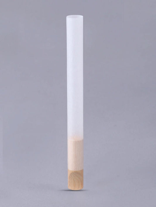 109mm King Size French White Paper Wood Filter Pinched 11mm Dia Tubes