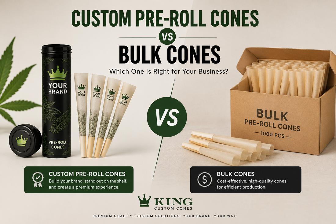 Custom Pre-Roll Cones vs Bulk Cones: Which One Is Right for Your Business?