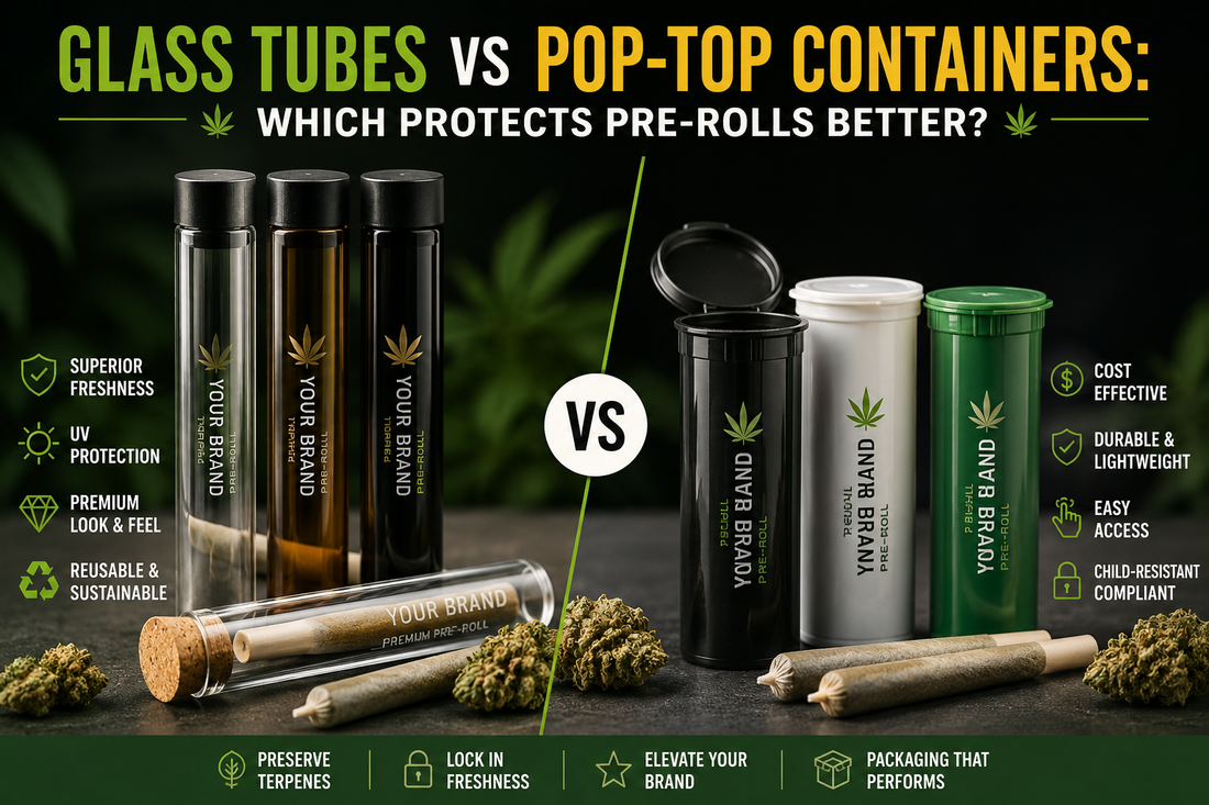 Glass Tubes vs Pop-Top Containers: Which Protects Pre-Rolls Better?