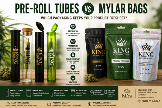 Pre-Roll Tubes vs Mylar Bags: Which Packaging Keeps Your Product Freshest?