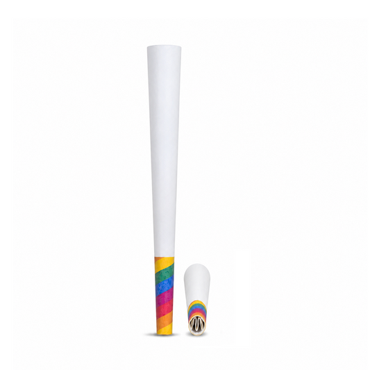 109mm King Size Pride French White Paper MW Filter Cones