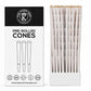 98mm Standard 100% Organic Hemp Paper MW Filter Cones