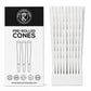 109mm King Size French White Paper Spiral Filter (Paper) Cones