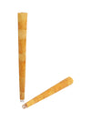 HAND ROLLED GLASS TIPS CONE - YELLOW ROSE PETALS - BOX OF 150 CONES 001