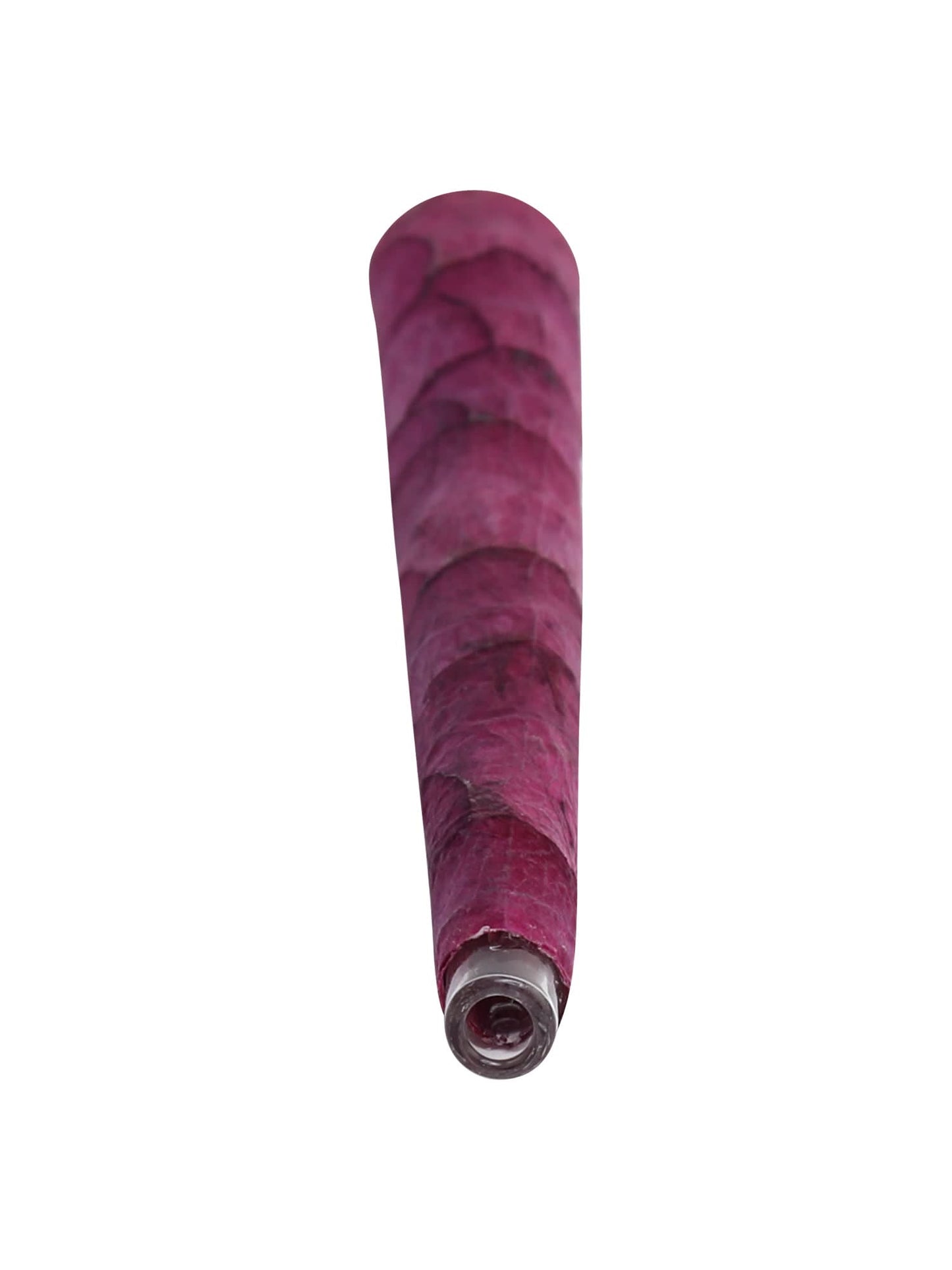HAND ROLLED GLASS TIPS CONE - RED ROSE PETALS - BOX OF 150 CONES