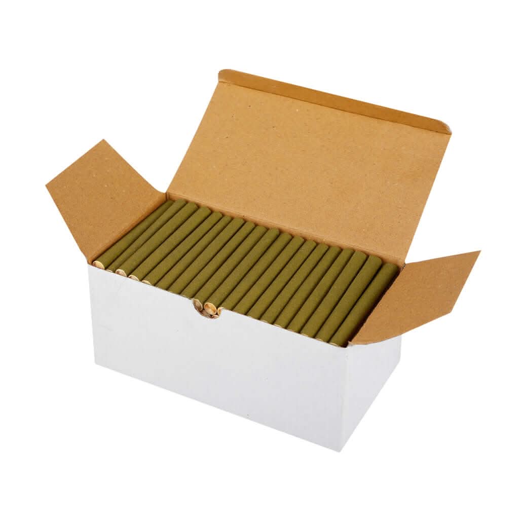 109mm King Size Green Hemp Wrap Blunt Spiral Filter (Paper) 11mm Dia Tubes