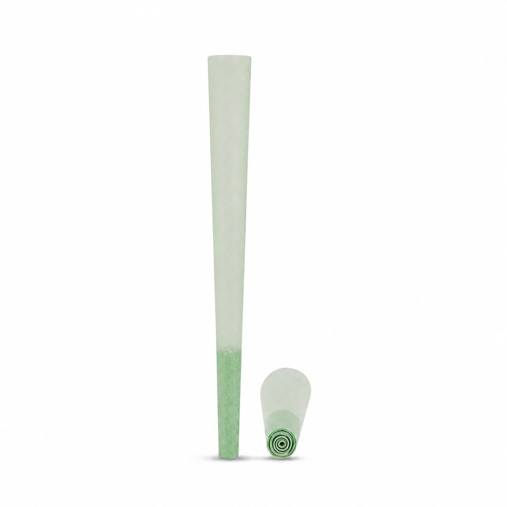 109mm King Size Green Paper Spiral Filter (Paper) Cones