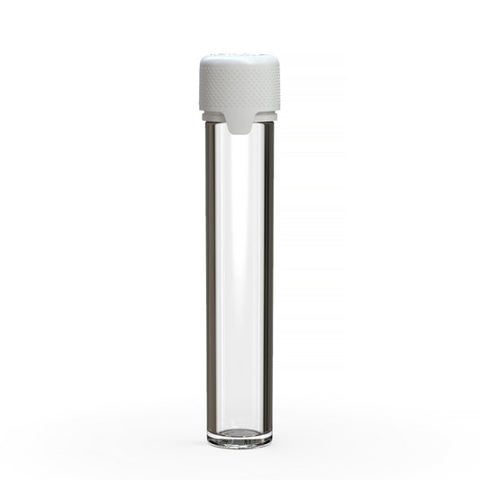 Aviator Plastic Tube 100mm, 500-Pack, Child Resistant, Flat (Chubby Gorilla)