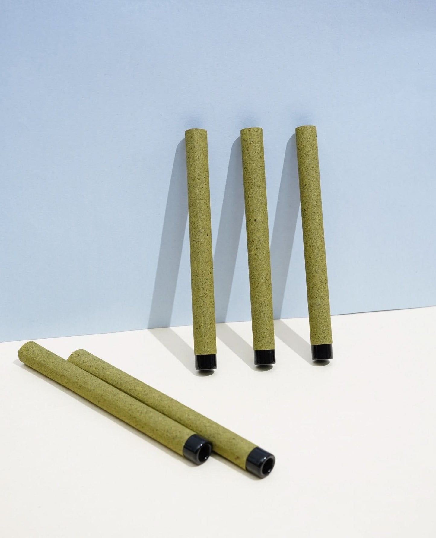 98mm Standard Green Hemp Wrap Blunt Ceramic Filter 11mm Dia Tubes