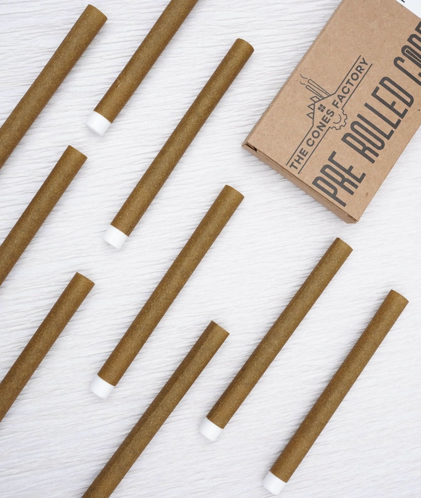 109mm King Size Brown Hemp Wrap Blunt Ceramic Filter 11mm Dia Tubes