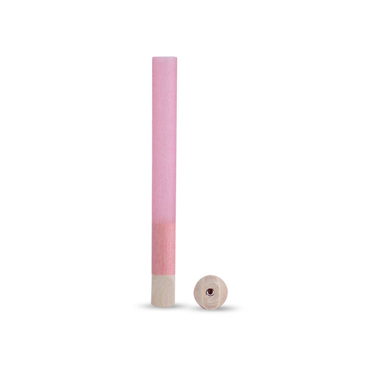 84mm (1-1/4) Red Paper Wood Filter Pinched 11mm Dia Tubes