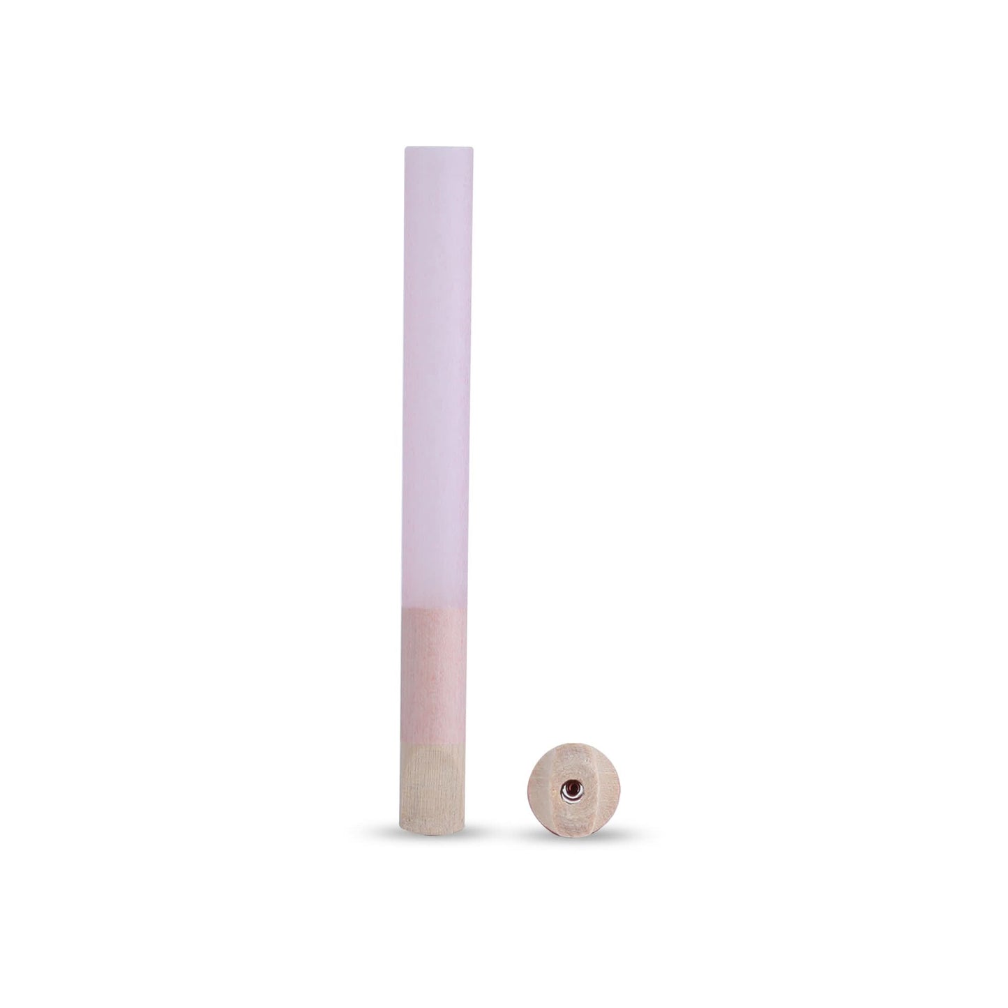 70mm Dogwalker Pink Paper Wood Filter Pinched 9mm Dia Tubes