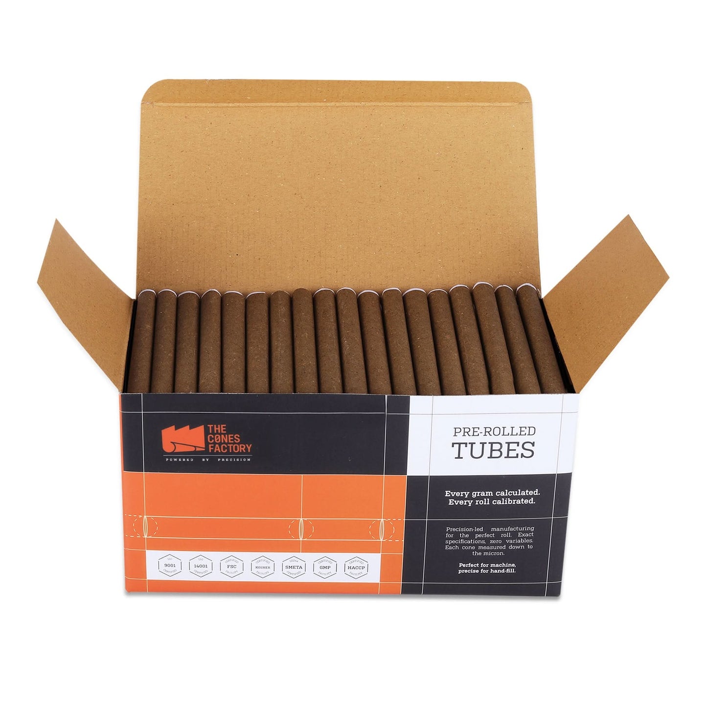70mm Dogwalker Brown Hemp Wrap Blunt Wood Filter Cylindrical 11mm Dia Tubes