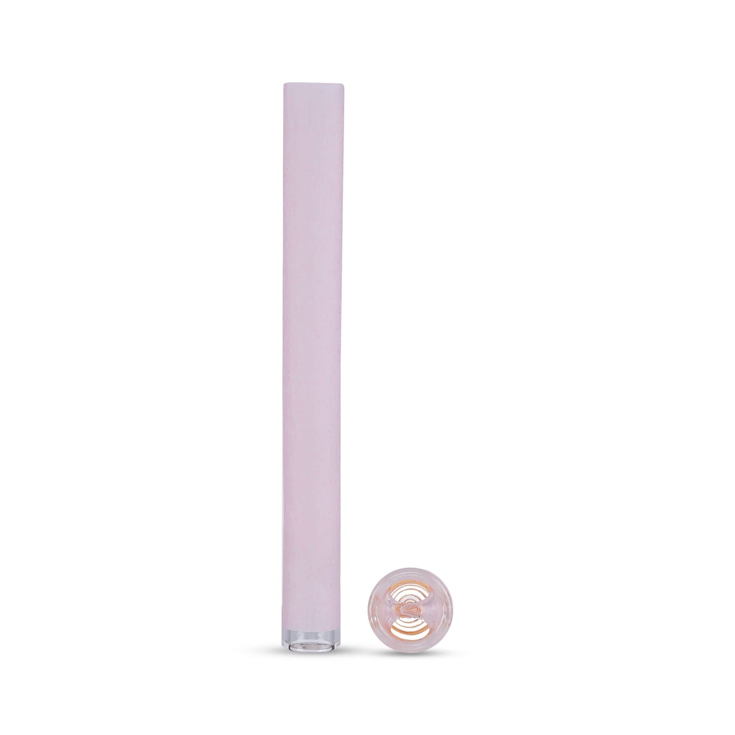 84mm (1-1/4) Pink Paper Glass Filter 9mm Dia Tubes