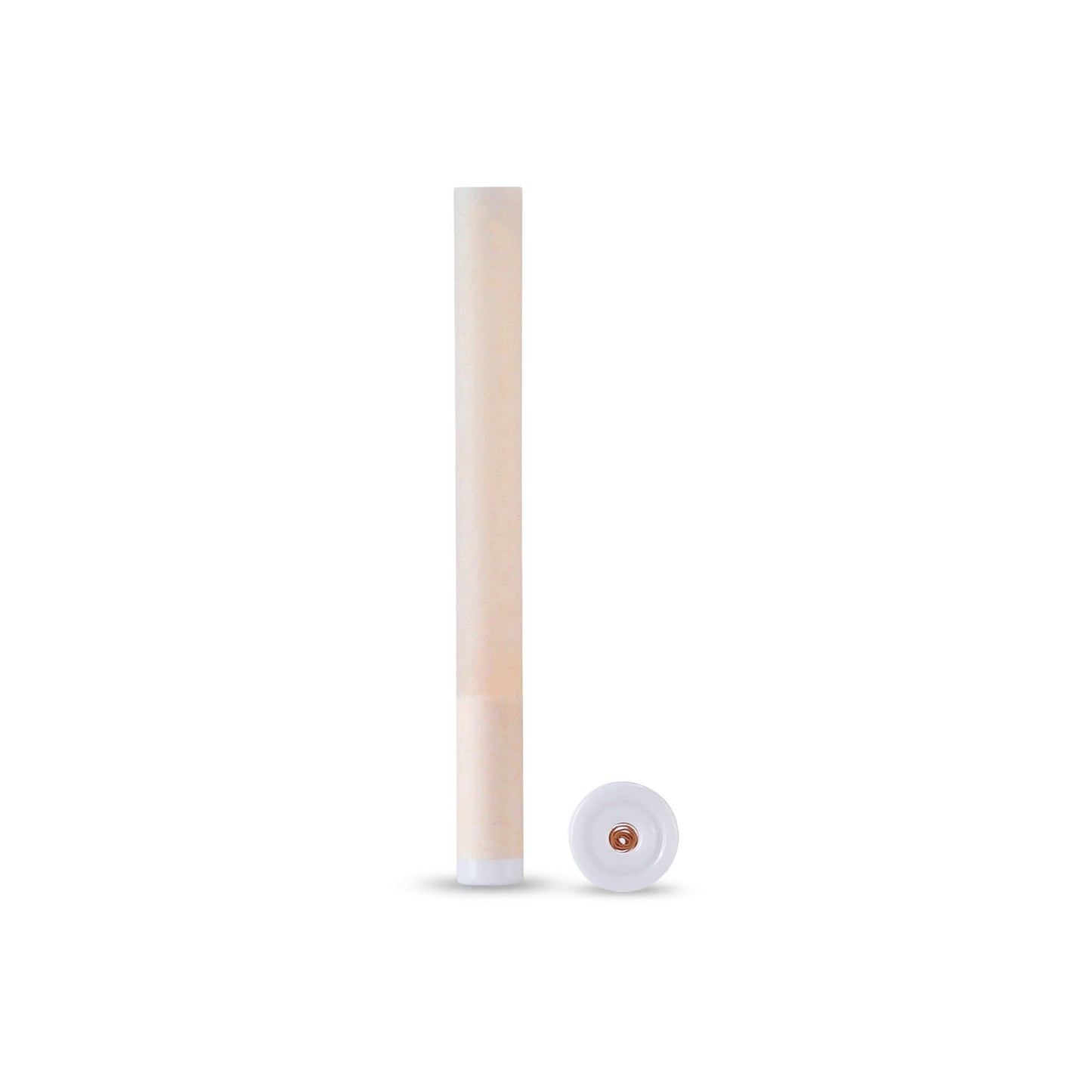109mm King Size Unrefined Brown Paper Ceramic Filter 9mm Dia Tubes