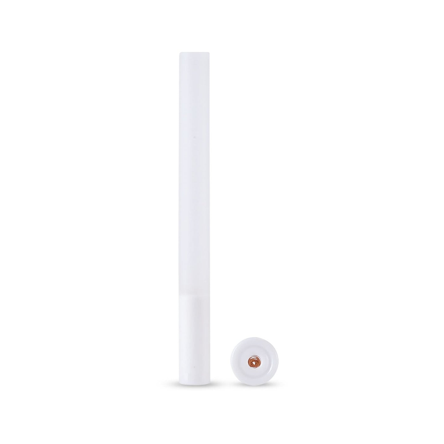 84mm (1-1/4) French White Paper Ceramic Filter 11mm Dia Tubes