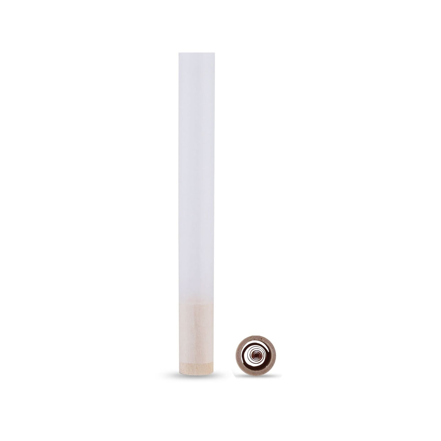 French White Tubes - Cylindrical Wood Filter - Dia 9mm 170 Tubes/Pack