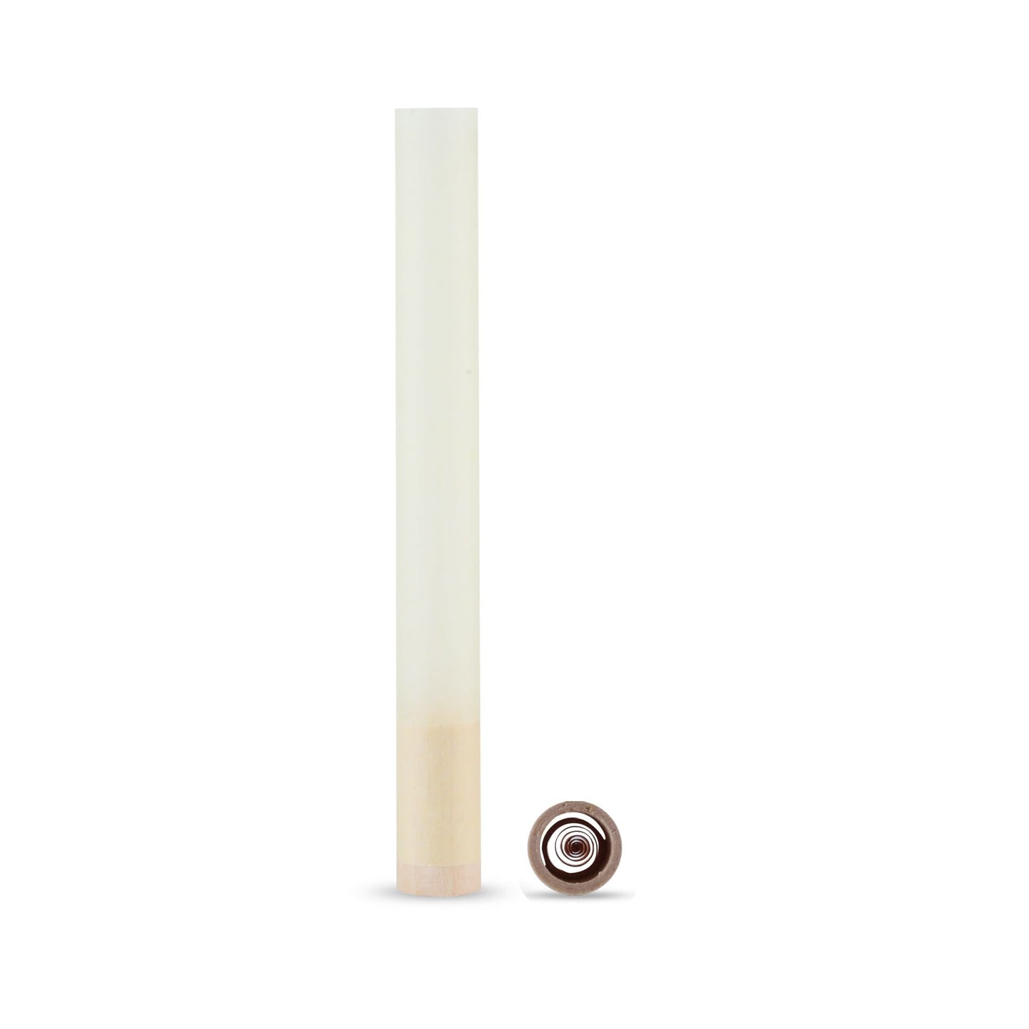 70mm Dogwalker Yellow Paper Wood Filter Cylindrical 9mm Dia Tubes