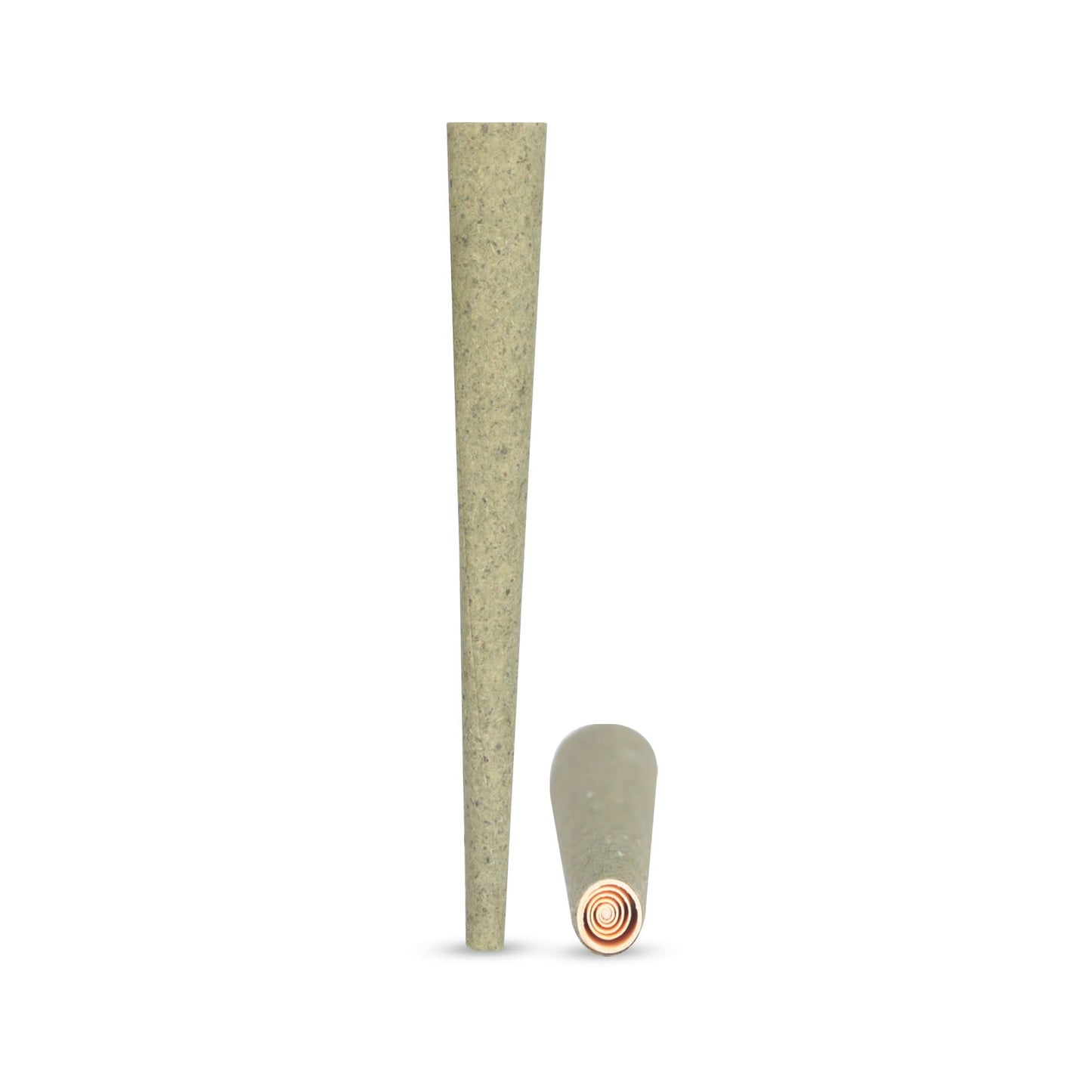 70mm Dogwalker Green Hemp Wrap Blunt Spiral Filter (Paper) Cones