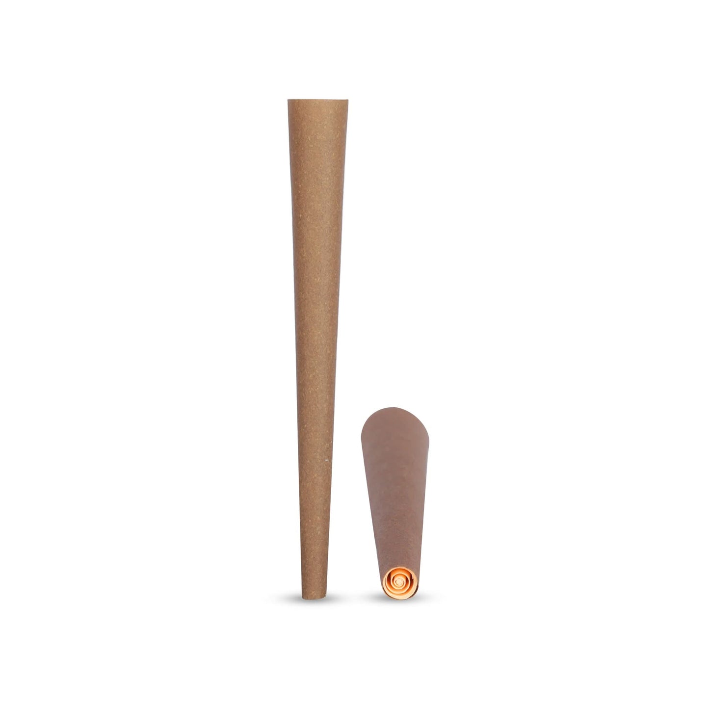 84mm (1-1/4) Brown Hemp Wrap Blunt Spiral Filter (Paper) Cones