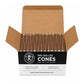 109mm King Size Brown Hemp Wrap Blunt Conical Ceramic Filter Cones