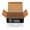 109mm King Size Brown Hemp Wrap Blunt Conical Ceramic Filter Cones 001