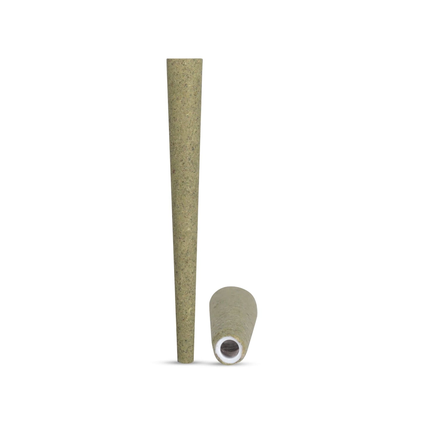 98mm Standard Green Hemp Wrap Blunt Conical Ceramic Filter Cones