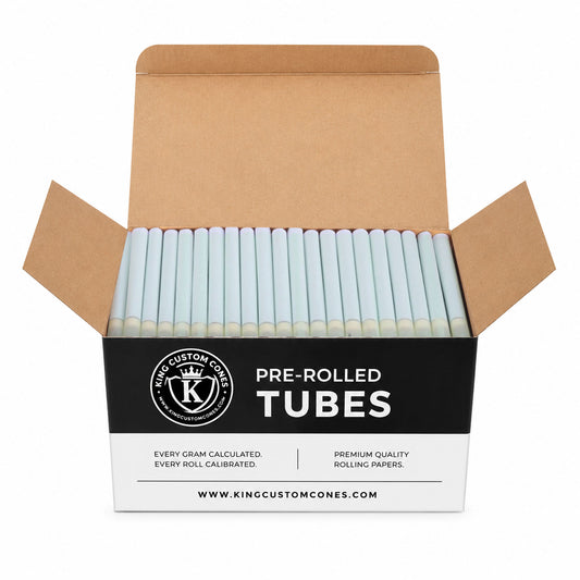109mm King Size Green Paper Glass Filter 9mm Dia Tubes
