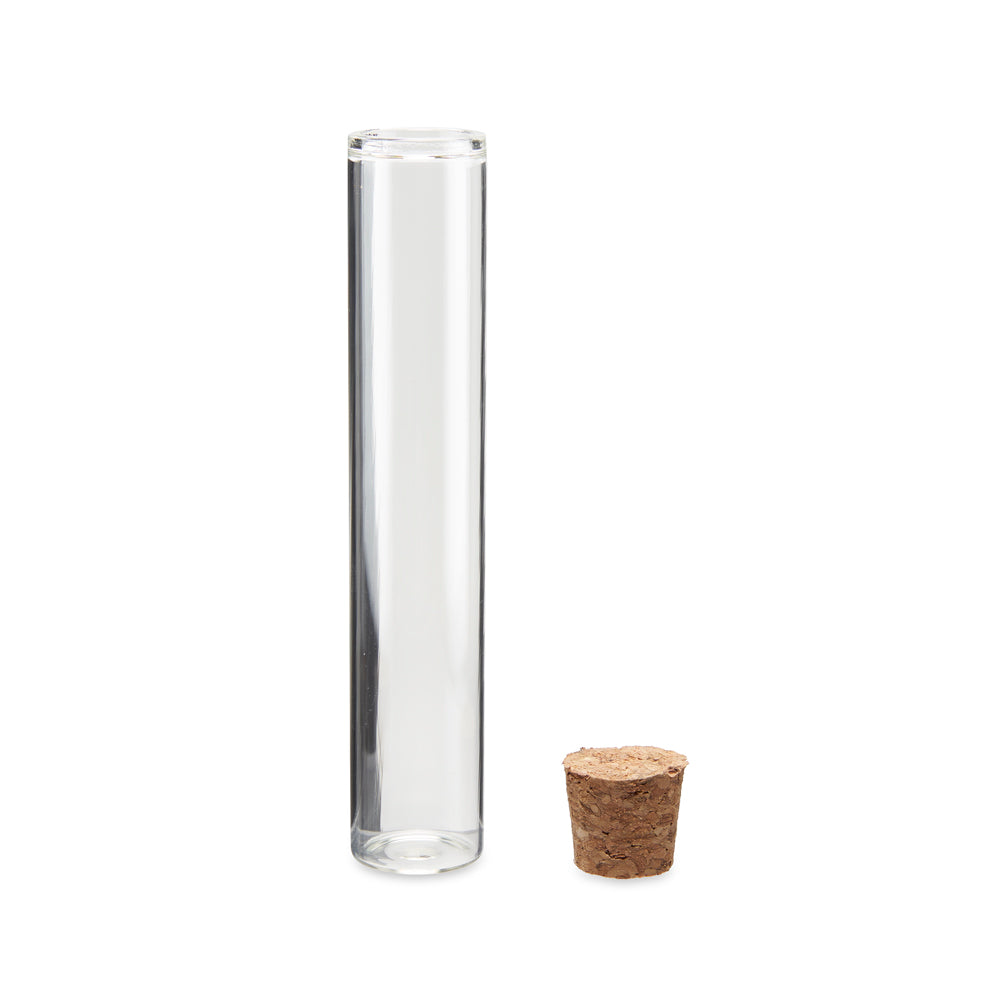 Glass Tube w/ Cap 118mm, 500-Pack (Loud Lock)