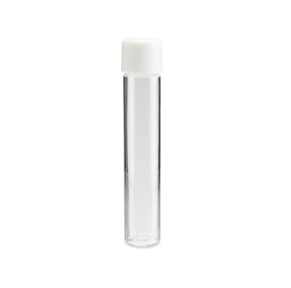 Glass Tube w/ Cap 116mm / 22mm, 12mm Neck, 500-Pack, Child Resistant (Loud Lock) 004