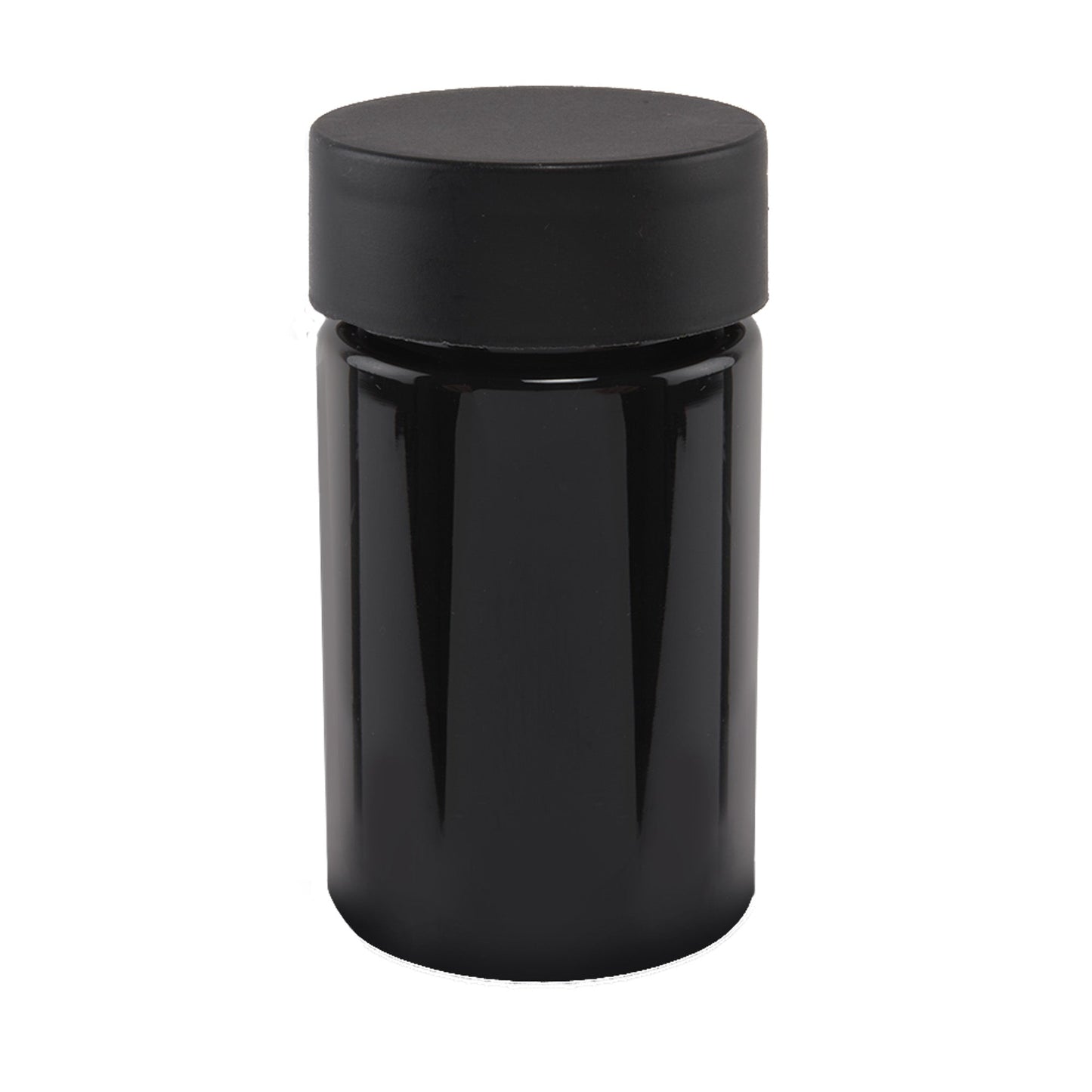 Plastic Jar w/ Cap 75mm / 43mm, 100-Pack, Child Resistant (Loud Lock)
