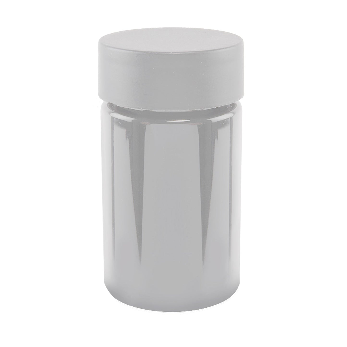 Plastic Jar w/ Cap 75mm / 43mm, 100-Pack, Child Resistant (Loud Lock)