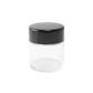 Concentrate Glass Jar w/ Cap 1oz / 44mm, 200-Pack, Child Resistant (Loud Lock)