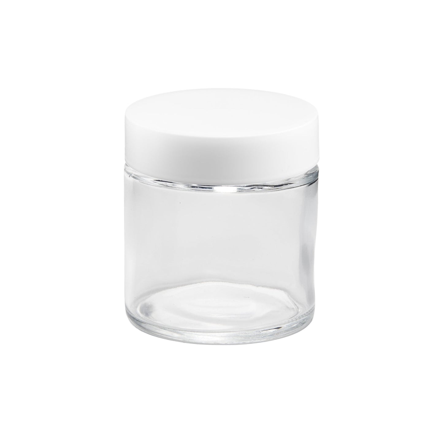 Glass Jar w/ Cap 3oz / 60mm, 100-Pack, Child Resistant (Loud Lock)