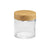 Glass Jar w/ Cap 3oz / 60mm, 100-Pack, Child Resistant (Loud Lock) 005
