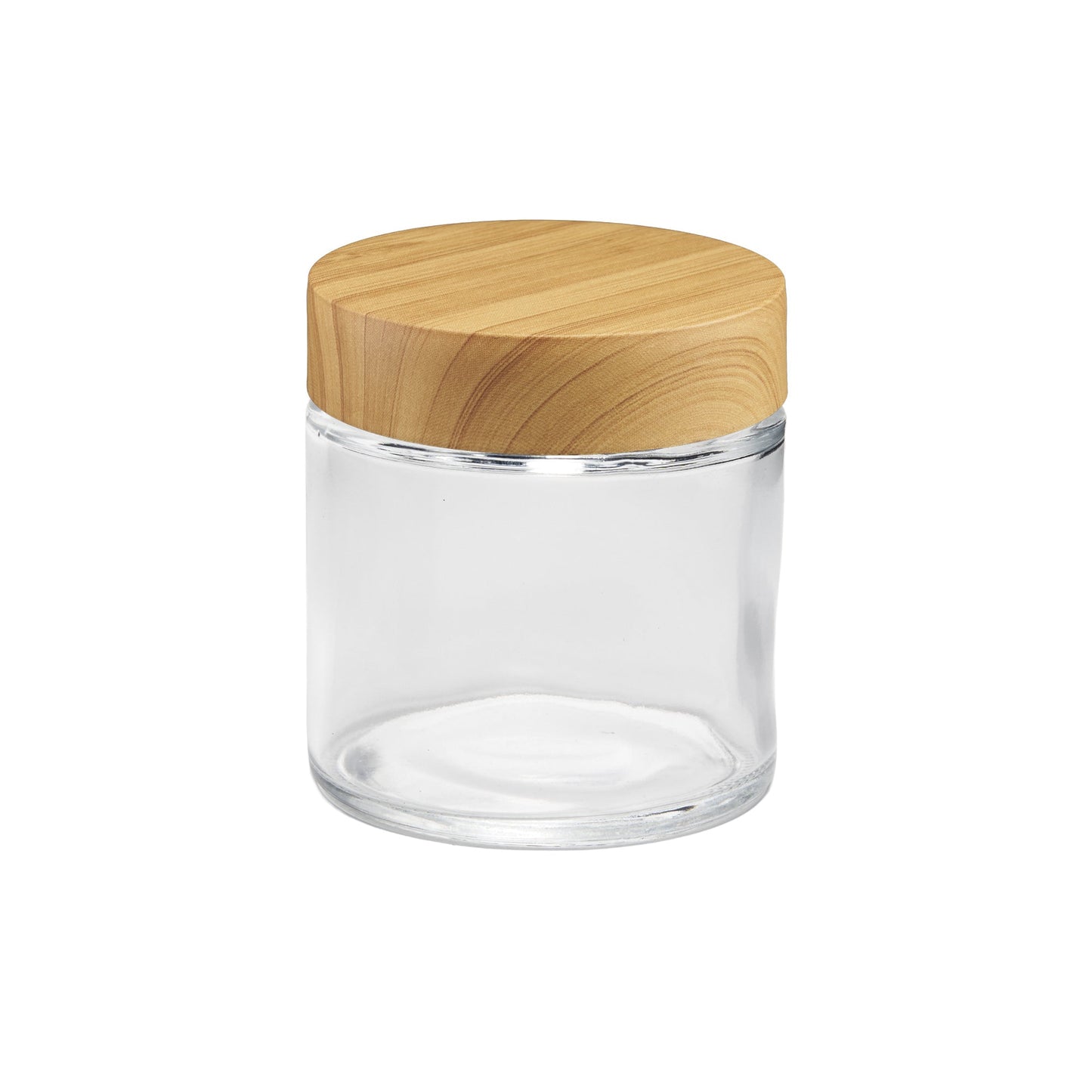 Glass Jar w/ Cap 3oz / 60mm, 100-Pack, Child Resistant (Loud Lock)