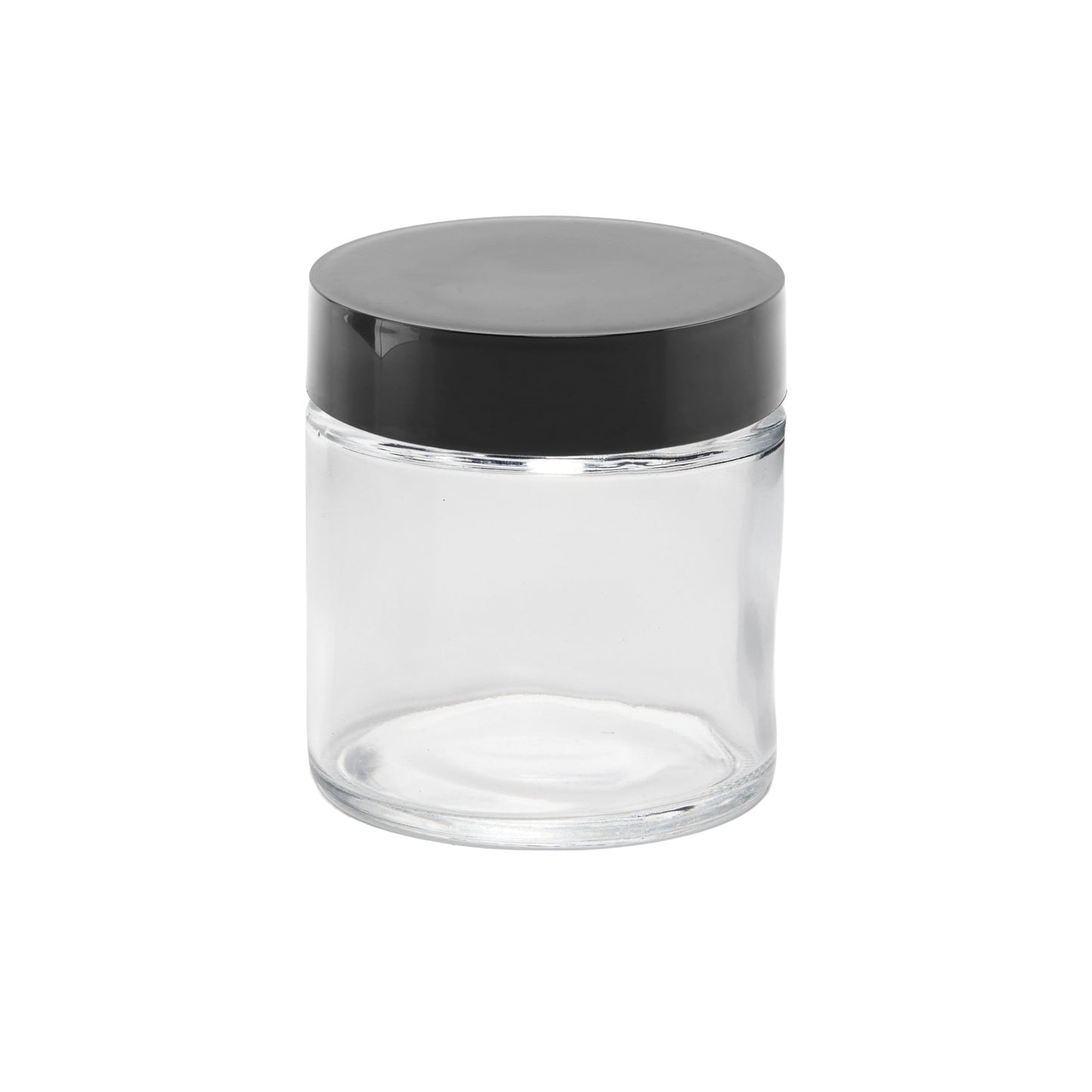 Glass Jar w/ Cap 3oz / 60mm, 100-Pack, Child Resistant (Loud Lock)
