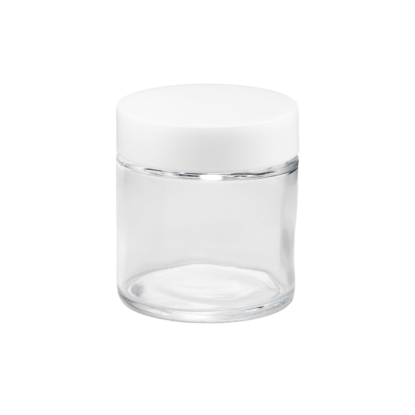Glass Jar w/ Cap 3oz / 60mm, 100-Pack, Child Resistant (Loud Lock)