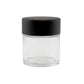 Concentrate Glass Jar w/ Cap 1oz / 44mm, 200-Pack, Child Resistant (Loud Lock)