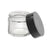 Glass Jar w/ Cap 2oz / 60mm, 100-Pack, Child Resistant (Loud Lock) 003