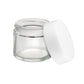 Glass Jar w/ Cap 2oz / 60mm, 100-Pack, Child Resistant (Loud Lock)