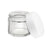 Glass Jar w/ Cap 2oz / 60mm, 100-Pack, Child Resistant (Loud Lock) 004