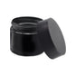 Glass Jar w/ Cap 2oz / 60mm, 100-Pack, Child Resistant (Loud Lock)
