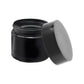 Glass Jar w/ Cap 2oz / 60mm, 100-Pack, Child Resistant (Loud Lock)