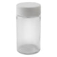 Glass Jar w/ Cap 84mm / 35mm, 200-Pack, Child Resistant (Loud Lock)