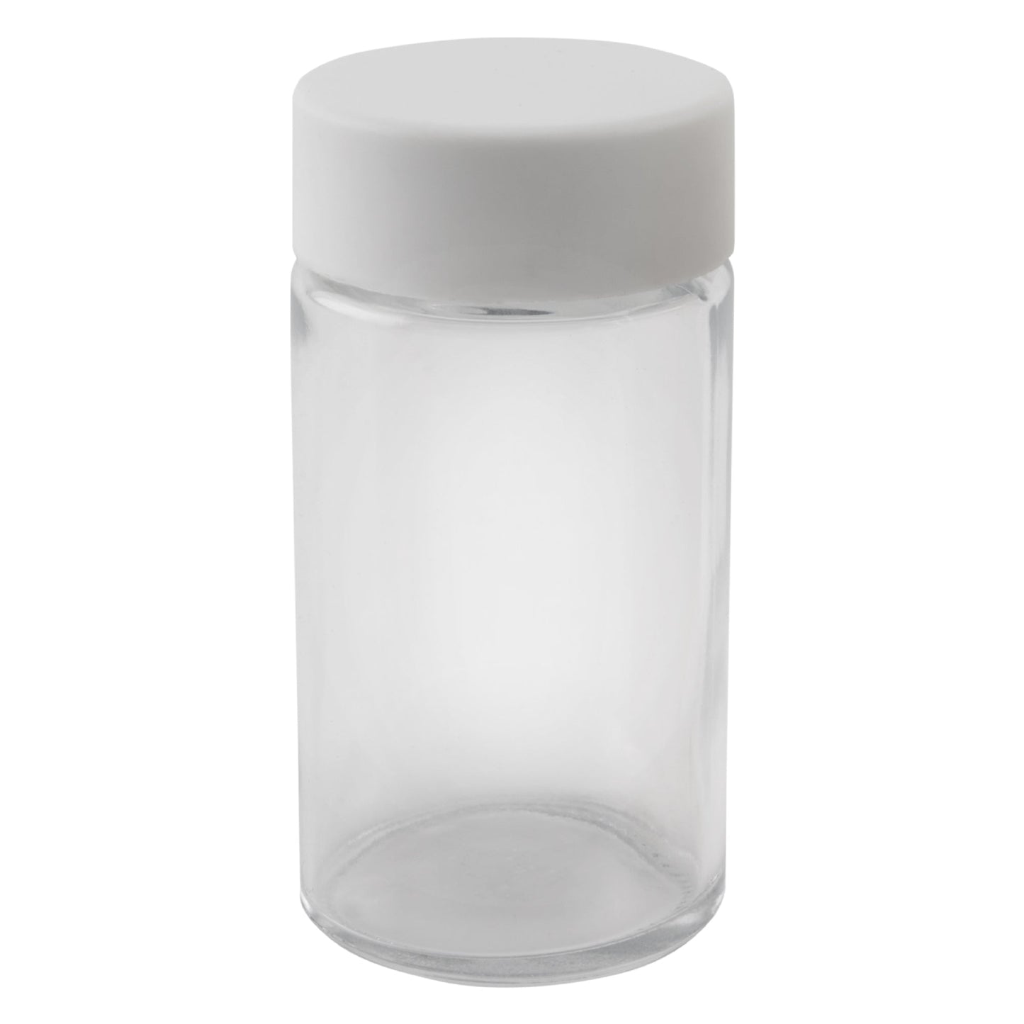 Glass Jar w/ Cap 84mm / 35mm, 200-Pack, Child Resistant (Loud Lock)
