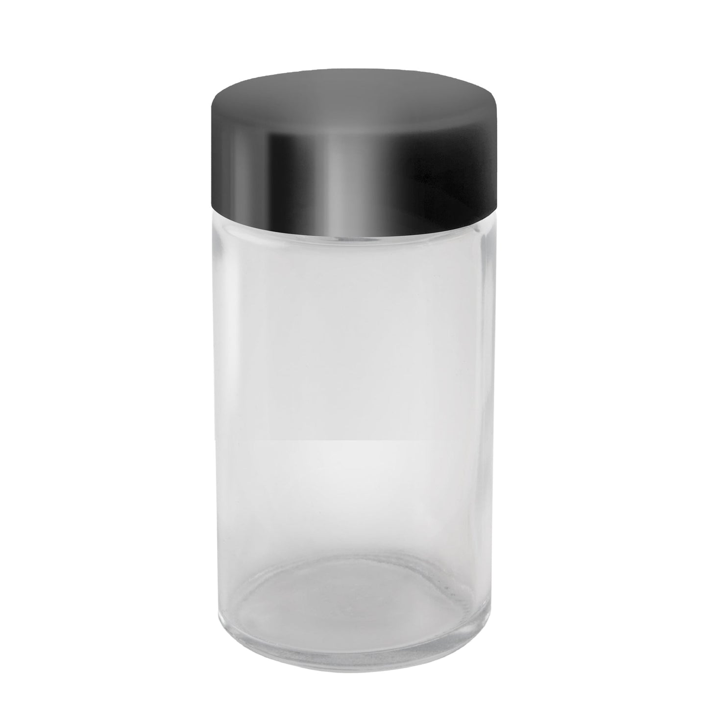 Glass Jar w/ Cap 84mm / 35mm, 200-Pack, Child Resistant (Loud Lock)